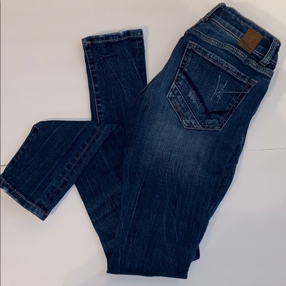 BKE Ankle Skinny ripped jeans